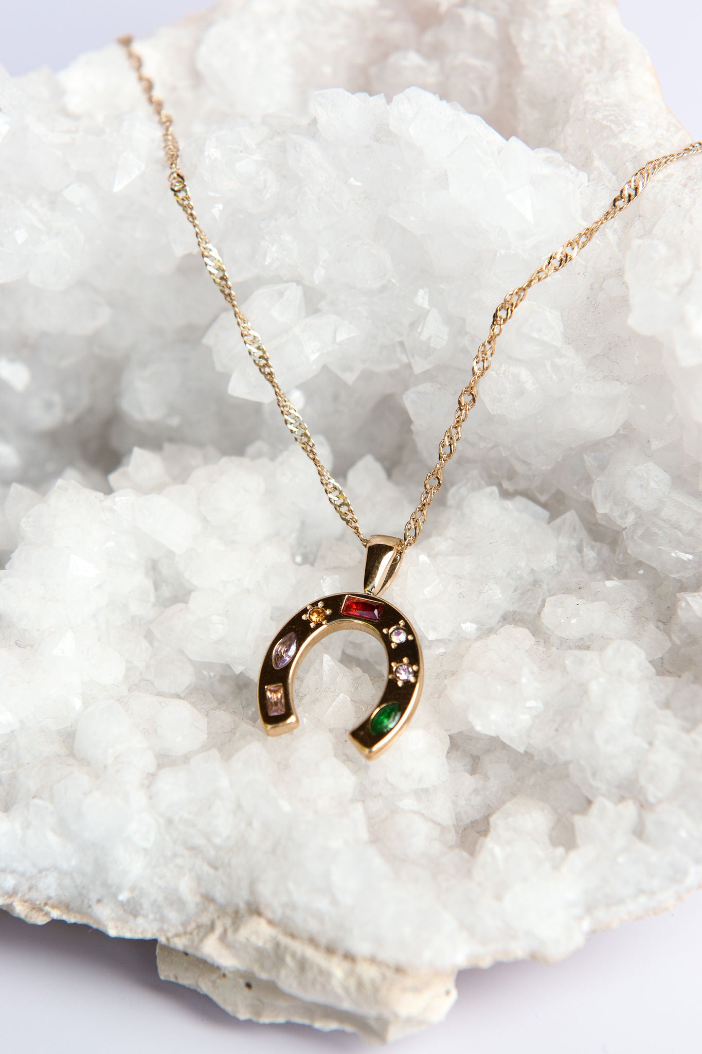 Lucky Horseshoe Necklace